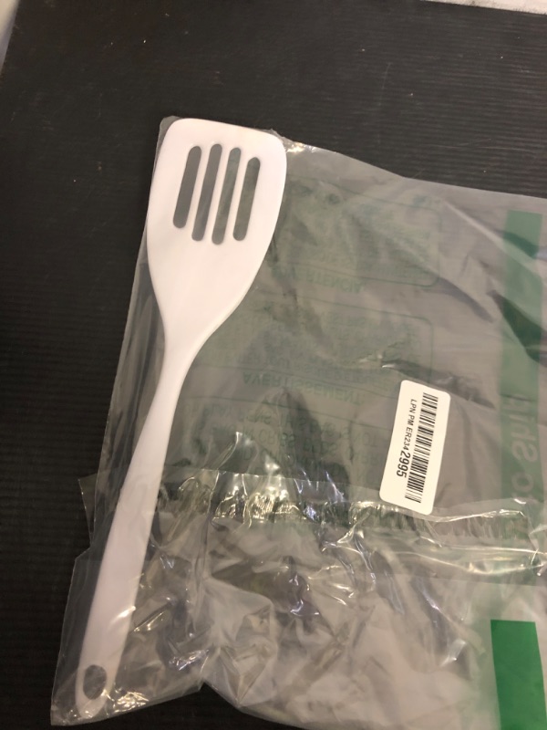Photo 1 of Chef Craft Basic Melamine Slotted Turner/Spatula, 11.25 inch, White