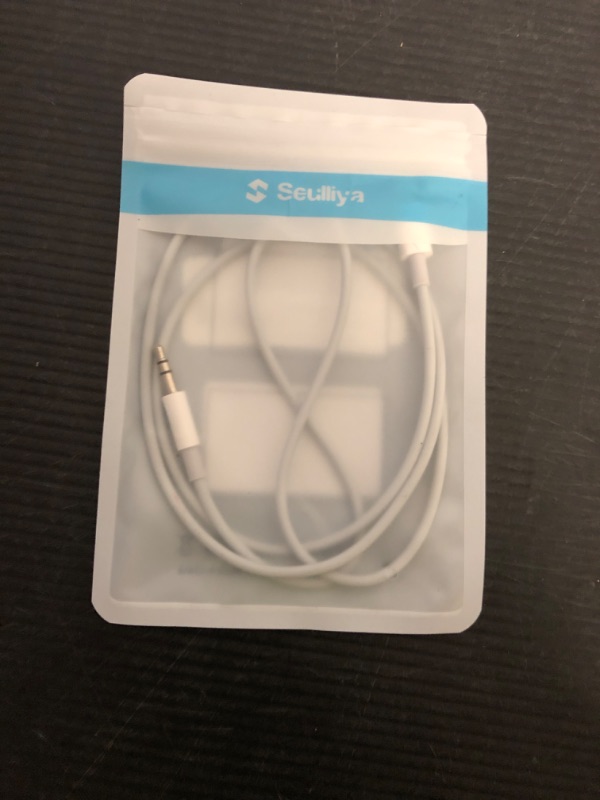Photo 1 of Aux Cord for iPhone,[Apple MFi Certified] Lightning to 3.5 mm AUX Cable for Car Stereo, Speaker, Headphone, Auxiliary Audio Cable Compatible with iPhone 14 13 12 11 XS XR X 8 7 3.3FT White