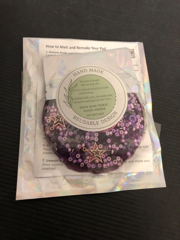 Photo 1 of Reusable Picky Fidget Pad, Skin Picking Fidget Toys, Remeltable Picking Pad, Sensory Pick Pad, Valentine Gift for Adults with Anxiety, ADHD, Trichotillomania or Dermatillomania