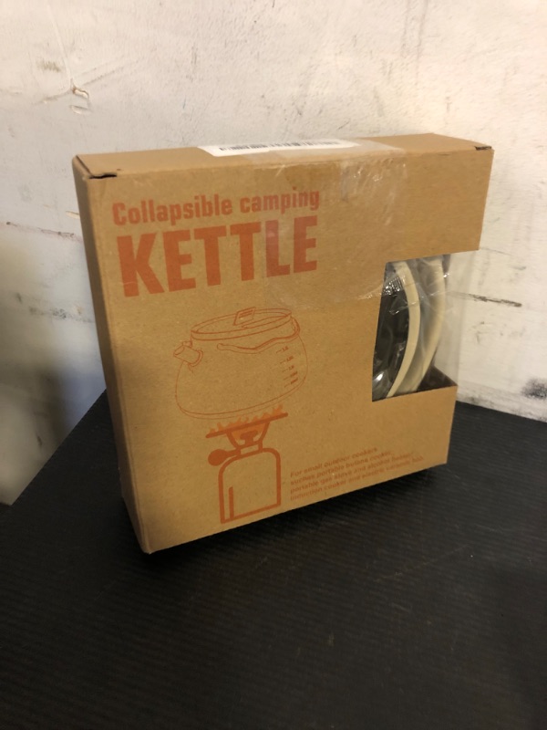 Photo 1 of Portable Collapsible Camping Kettle, Coffee Pot for Hiking, Travel and Outdoors, 1.5L