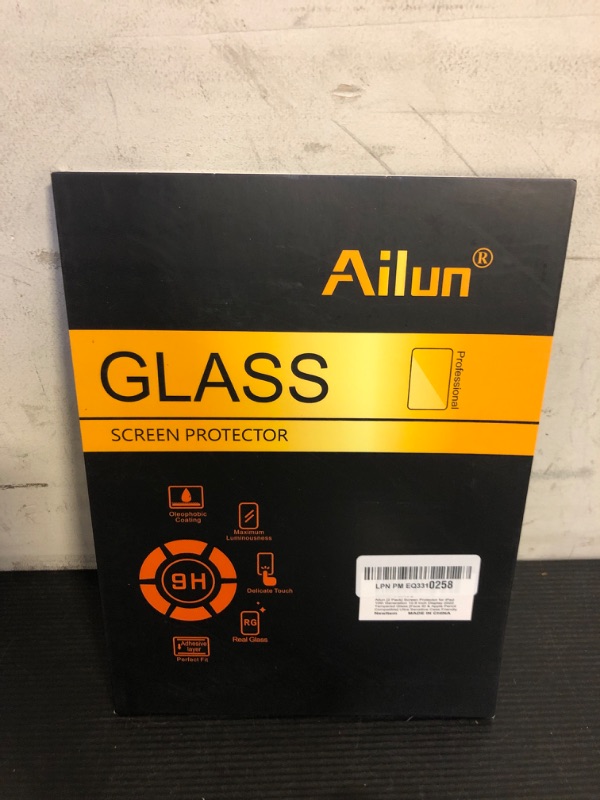 Photo 1 of Ailun Screen Protector for iPad 11th A16 2025 [11 Inch] / 10th Generation 2022 [10.9 Inch], Tempered Glass [Face ID & Apple Pencil Compatible] Ultra Sensitive Case Friendly [2 Pack]