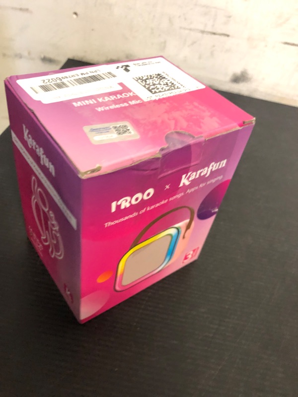 Photo 1 of IROO Mini Karaoke Machine for Kids, 2025 TOP Toys Birthday Gifts Ideas for Girls Ages 4, 5, 6, 7, 8, 9, 10, 12+ Years Old, Portable MP3 Player with 2 Wireless Mics for Party