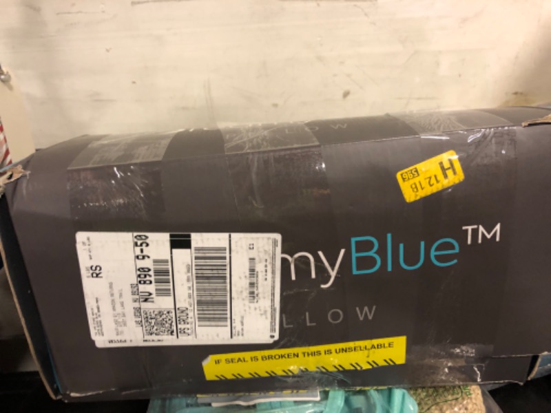 Photo 1 of DreamyBlue Signature Pillow w/Adjustable Loft • Shredded Memory Foam Fill • Neutral Alignment for Side, Back, and Stomach Sleepers • Washable Bamboo Rayon Cover • CertiPUR-US Certified Foam (Queen)