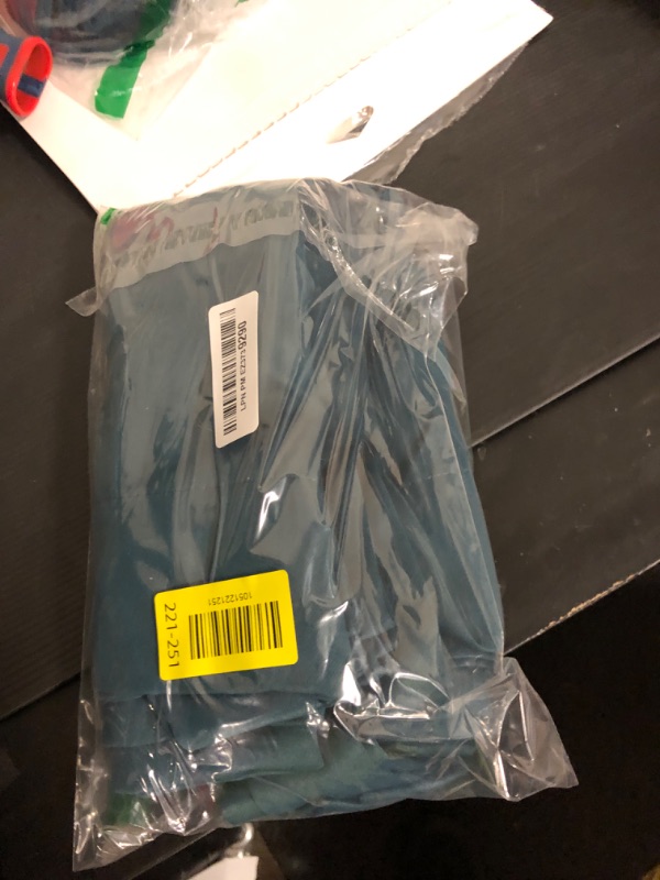 Photo 1 of Sun Zero Easton Energy Saving Blackout Tab Top Curtain Panel, 40" x 84", Teal
