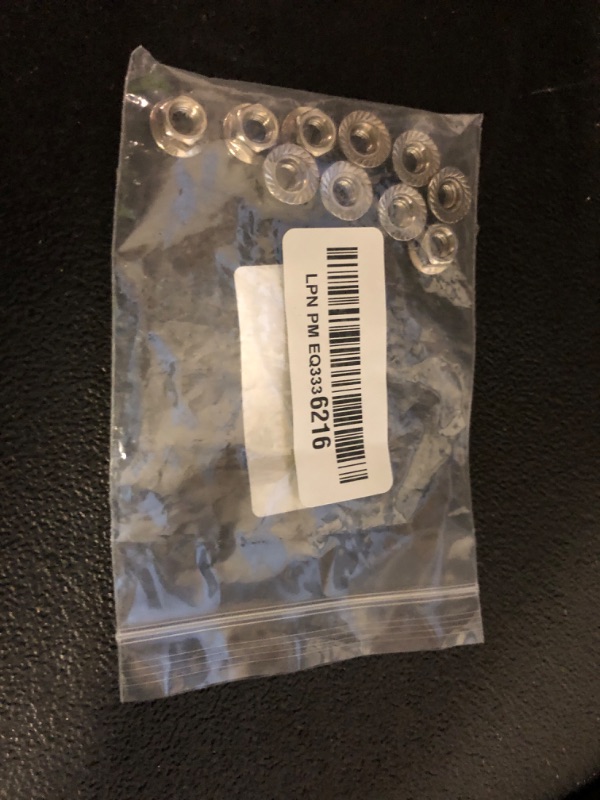 Photo 1 of BokWin 20PCS M6 Lock Nut 304 Stainless Steel Flange Self-Locking Nut Nylon Insert Lock Nuts, Anti-loosening Nut (Bright Finish)
