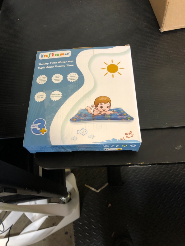 Photo 1 of Infinno Inflatable Tummy Time Mat Premium Baby Water Play Mat for Infants and Toddlers Baby Toys for 3 to 24 Months, Strengthen Your Baby's Muscles, Portable