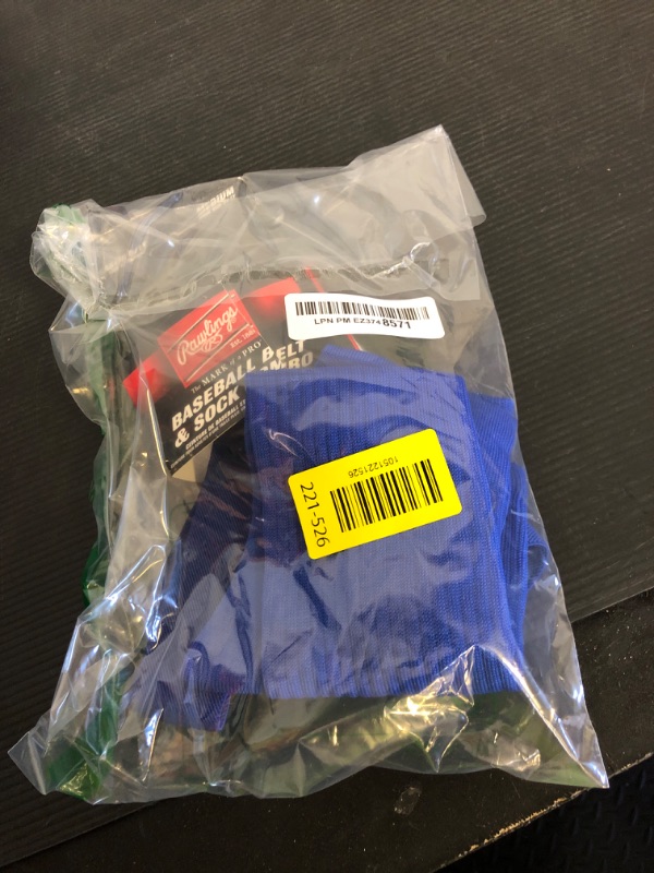 Photo 1 of Rawlings Belt & Socks Combo | Baseball/Softball | Royal Blue | Medium