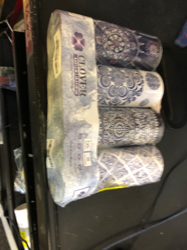 Photo 1 of CLOVER Round Tube Facial Tissues & Car Tissues - Travel Tissues in Compact Cylinder for Cup Holder, Office, Bedroom, Vanity (Lition, 3-Ply, Pack of 4)