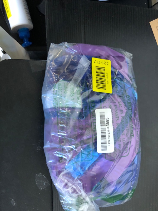 Photo 1 of Size 8-10 Girls Purple Hawaiian Bathing Suits for Kids 3D Printed Long Sleeve Swimsuits Shirts with Half Zipper 9 Years Little Child Ruffle Skirts with Shorts Unique Bottoms Quick Dry Swimming Set