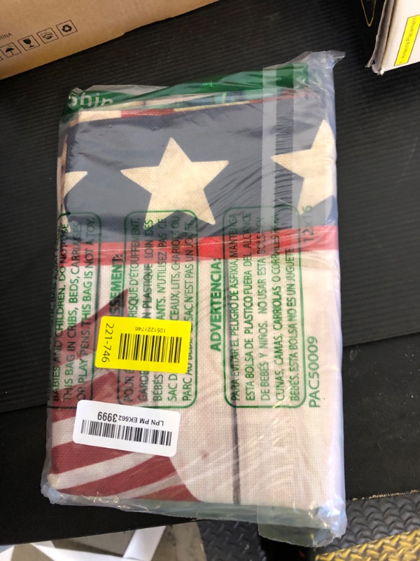 Photo 1 of Louise Maelys 4th of July Garden Flag 28x40 Double Sided, Large Burlap Truck Golden Retriever Dog Welcome Patriotic Garden Yard House FLags for Memorial Day Independence Day Outdoor Decor (ONLY FLAG)