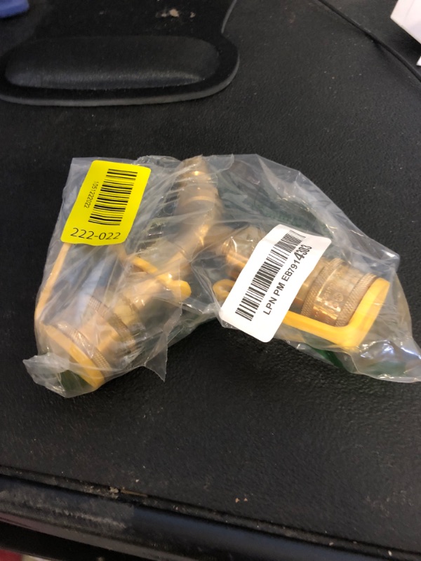 Photo 1 of Alloxity 1/2 inch Natural Gas Y Splitter, 2-Way Natural Gas Quick Connect Fittings with Shut Off Valve, Conversion Kit for Gas Line, 1/2" Propane Hose, Pizza, Oven, Grill, Generator, Heater