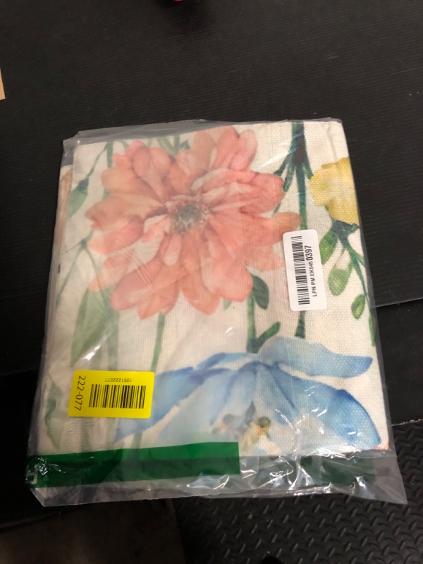 Photo 1 of AVOIN colorlife Hummingbird Spring Flowers House Flag 28 x 40 Inch Double Sided, Seasonal Welcome Yard Outdoor Flag