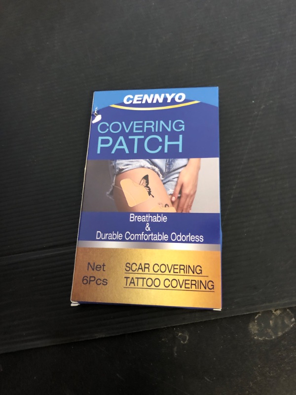 Photo 1 of Tattoo Cover Up Patch, Ultra Thin Tattoo Cover Up Tape for Scar and Birthmarks, Waterproof and Sweatproof, 6 Pcs