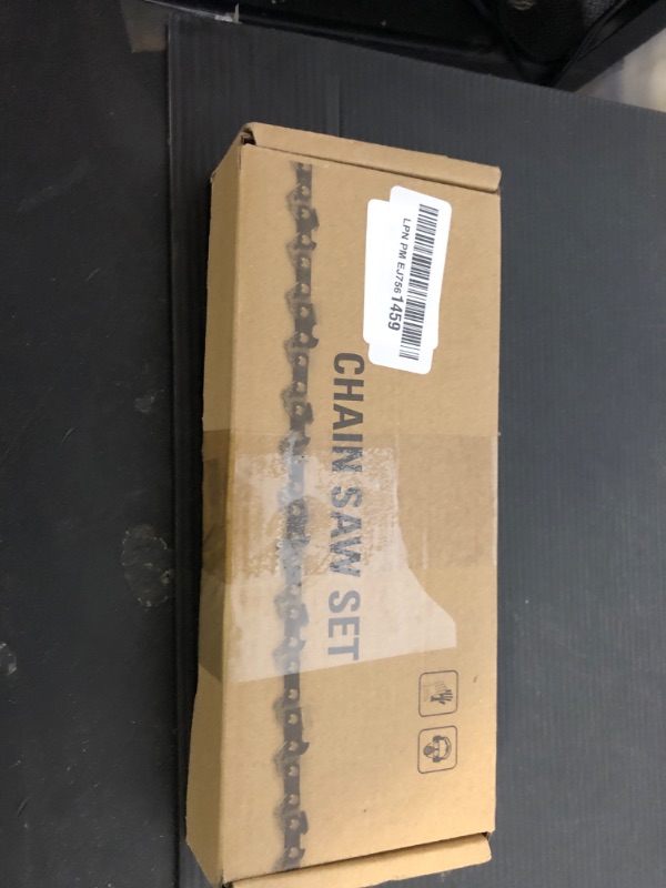 Photo 1 of 5 Pack 18 Inch Chainsaw Chain 62 Drive Links .050" Gauge, 3/8" Pitch Replacement Chains Compatible with Ryobi, Kobalt, Echo, Poulan, Craftsman and more