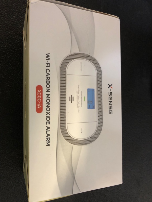 Photo 1 of X-Sense Wi-Fi Plug-in Carbon Monoxide Detector with AAA Battery Backup, No-Cost App Notifications, XC0C-iA, 1-Pack