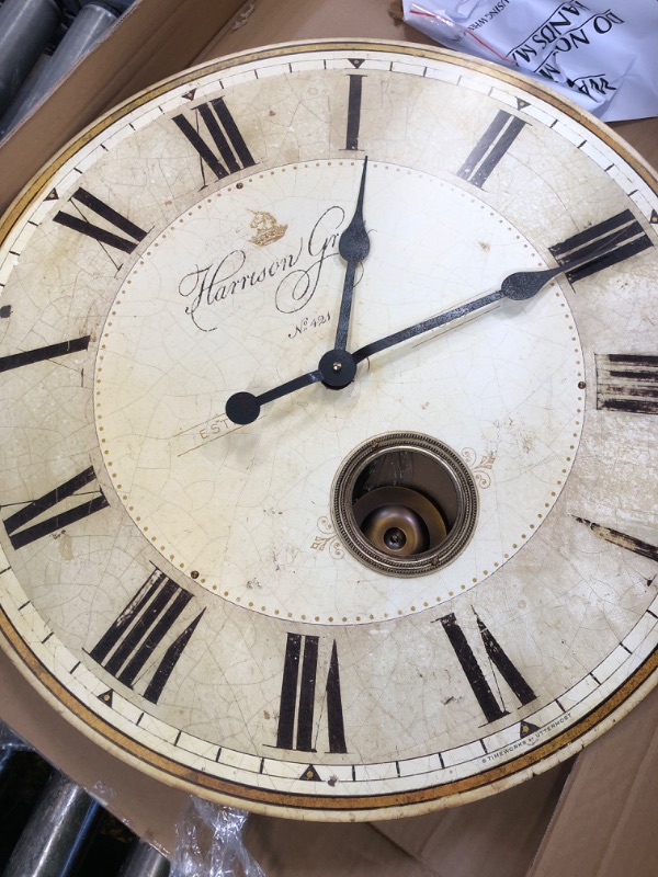Photo 1 of Uttermost Harrison Gray 23-in Wall Clock