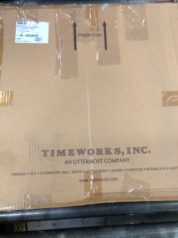 Photo 1 of Uttermost Harrison Gray 23-in Wall Clock