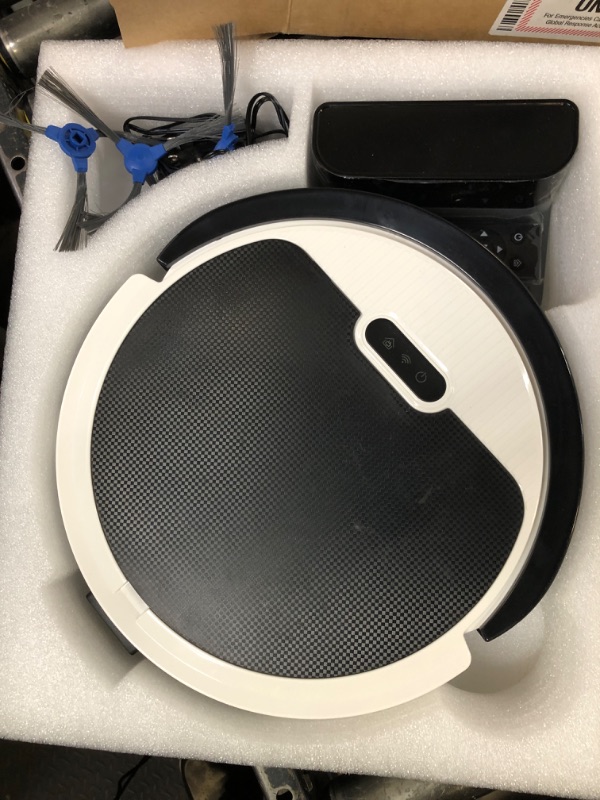 Photo 1 of Kipvvo V3 Robot Vacuum and Mop Combo,3 in 1 Ultra Thin 5000Pa Powerful Suction Self-Charging Automatic Robot Vacuum Cleaners for Home,APP/Voice/WiFi/Alexa Control for Multi Surface Cleaning