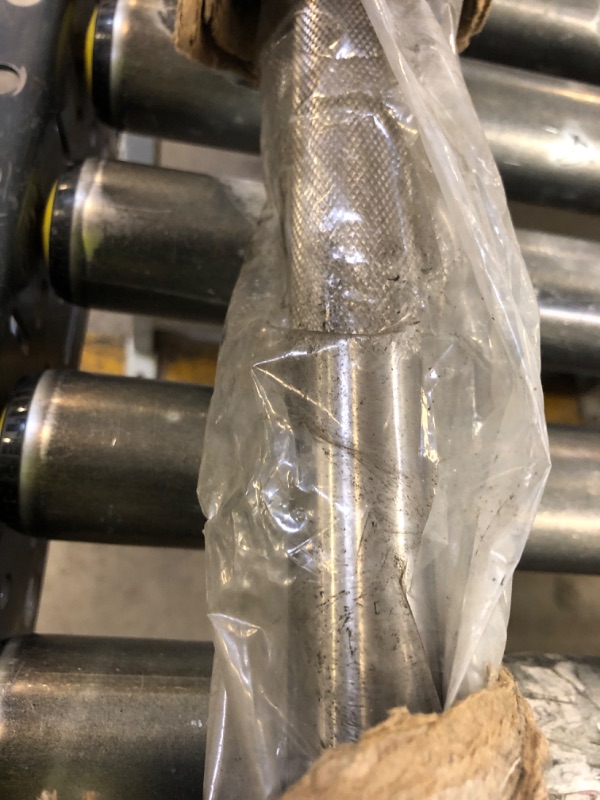 Photo 1 of Rep Fitness Delta Basic Bar - versatile barbell perfect for powerlifting, functional fitness, and more - IPF and weightlifting knurl marks, compatible with all standard 2" diameter plates