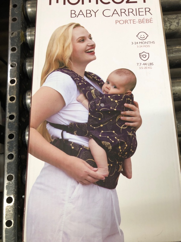 Photo 1 of Momcozy Baby Carrier - Ergonomic, Cozy and Lightweight Carrier for 3-24 Months, Effortless to Put On, Ideal for Hands-Free Parenting, Enhanced Lumbar Support, Purehug for Infant to Toddler, Grey