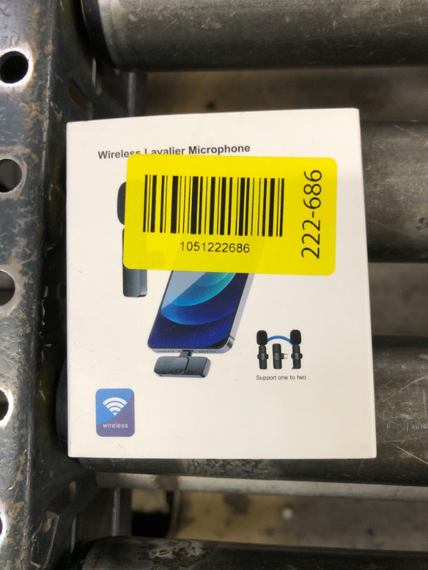 Photo 1 of GOGARA Microphone for iPhone, 2 Pack Wireless Microphones, Mini Mic, Lavalier, Recording Lapel Mic, Plug-Play, Clip On Microphone with Noise Reduction for Interview/Tiktok (for iPhone14 and Below)