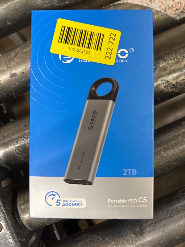 Photo 1 of ORICO 2TB External SSD - Ultra-Fast 460MB/s Speed - C5