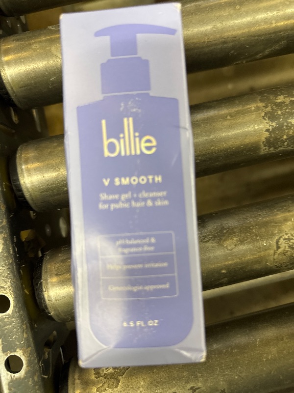 Photo 1 of Billie - V Smooth - Shave Gel + Cleanser for Pubic Hair & Skin - pH-Balanced - Fragrance-Free - Gynecologist-Approved - 6.5 oz.