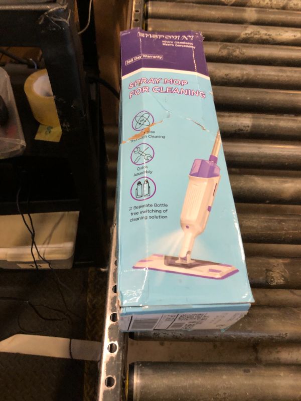 Photo 1 of Double Bottle Spray Mop Series - Enspoway Dust Floor Mop with Washable Pads x3 for Wet Dry Home Bathroom Office Commercial for Hardwood Laminate Wood Marble Tiles Ceramic Floor Cleaning
