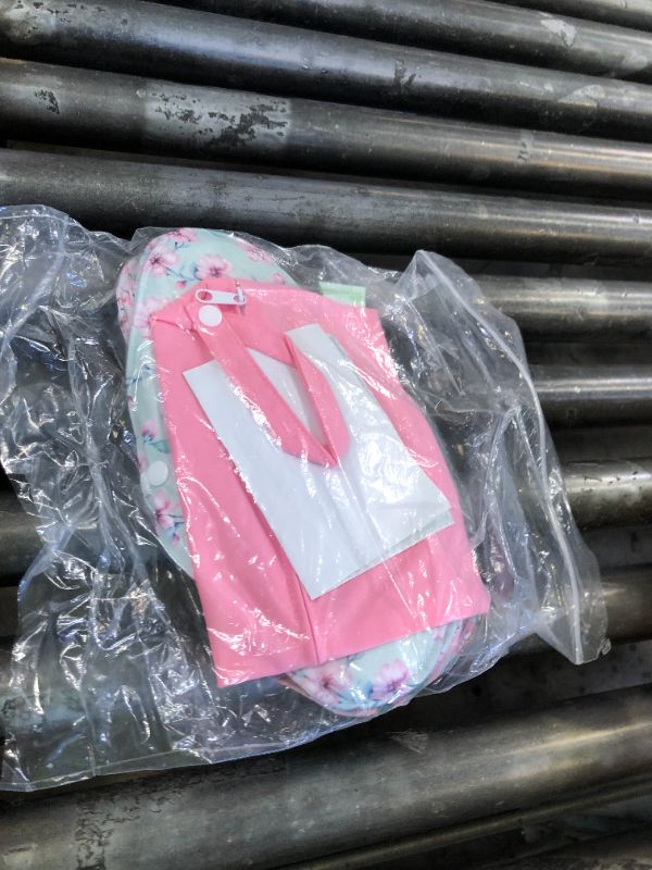 Photo 1 of Wegreeco Reusable Menstrual Pads - Soft Cloth Sanitary Pads & Panty Liners - 6 Pack with 1 Cloth Mini Wet Bag (L, Cherry Blossoms)