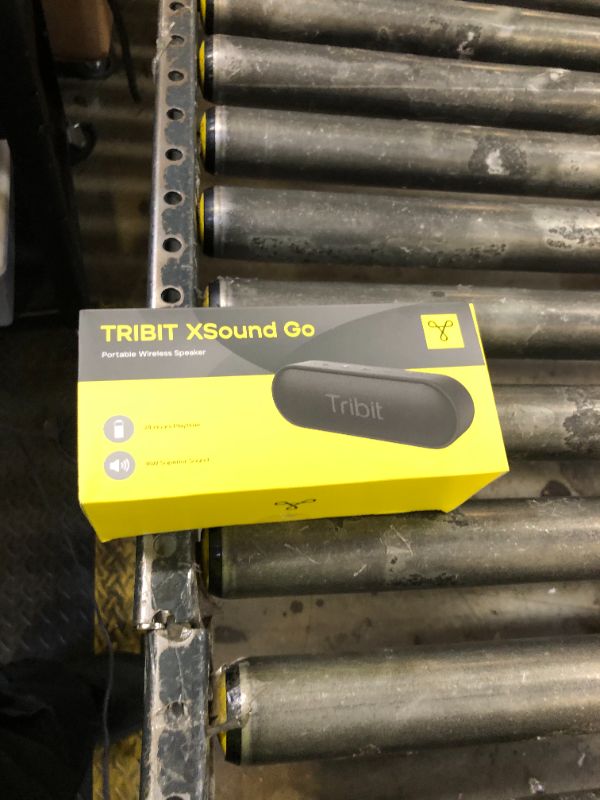 Photo 1 of Tribit XSound Go Bluetooth Speaker, 16W Portable Wireless Speaker with Loud Sound, 24H Playtime, IPX7 Waterproof, Custom EQ, XBass, BT5.3, TWS Pairing, Type-C, Outdoor/Home/Travel/Beach/Shower (Black)