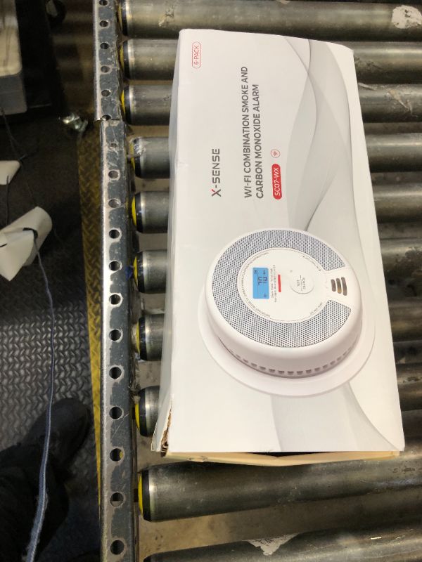 Photo 1 of X-Sense Smart Smoke Detector Carbon Monoxide Detector Combo with Replaceable Battery, Wi-Fi Smoke and Carbon Monoxide Detector with Real-Time App Notifications, SC07-WX, 6-Pack