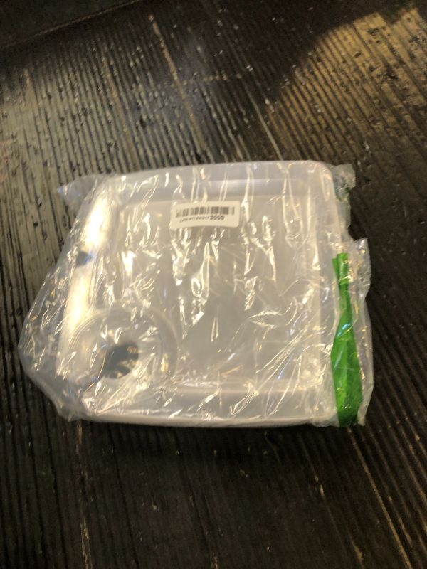 Photo 1 of Homeford Clear Plastic Plates with Cup Holder, 9-inch, 12-count