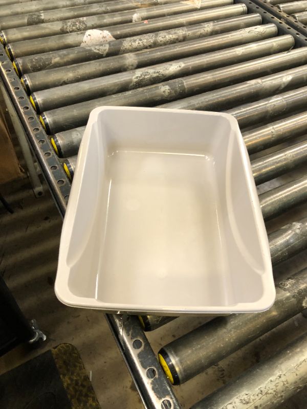 Photo 1 of Petmate Litter Pan, Blue/Gray, Small, Made in USA