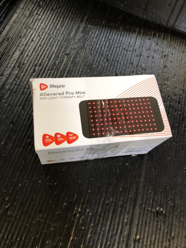 Photo 1 of LifePro Mini Red Light Therapy Belt - Powerful NIR & Red Light Therapy for Body - Target Discomfort, Accelerate Recovery, & Improve Athletic Performance - with Red, NIR, Pulse, and Intensity Settings