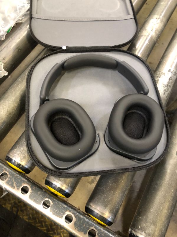 Photo 1 of Nothing Headphone (1) Hybrid Active Noise Cancelling Headphones, Wireless Over Ear Headphones with 6 MICS, Personalized Spatial Audio, Tuning by KEF, Up to 80 Hours Playtime, Bluetooth Headset Black