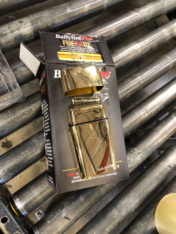 Photo 1 of BaBylissPRO Baberology Double Foil Shaver FXFS2G GOLDFX Professional Electric Shaver