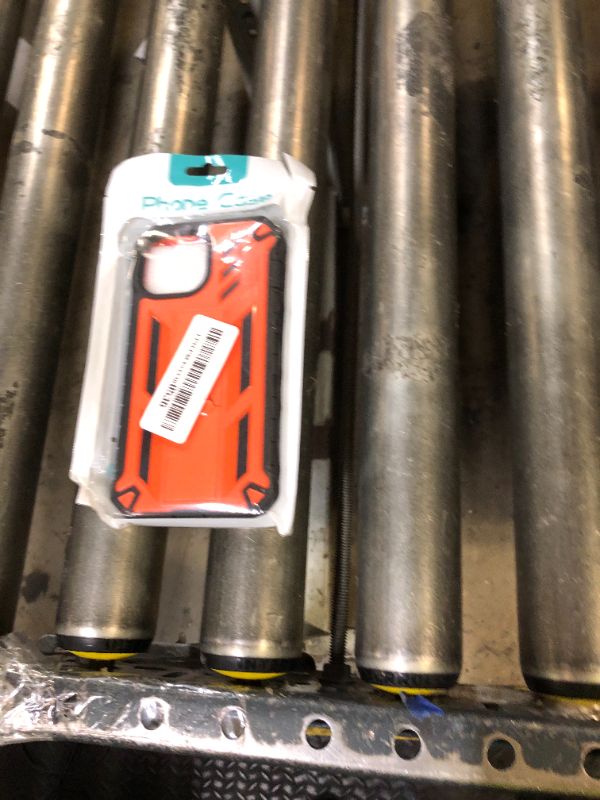 Photo 1 of for iPhone 13/14 Protective Case: for iPhone 16e Cover with Built-in Kickstand | Heavy Duty Military Grade Hard Protection Shock Proof | Durable Dual-Layer Design Orange