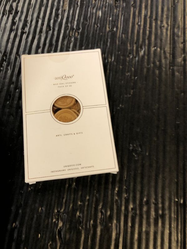 Photo 1 of UNIQOOO Wax Seal Stickers - (3 Designs in 1 Pack) Wedding Invitation Envelope Seal Stickers, 60 Pcs Self-Adhesive Stickers, Perfect for Invitation, Christmas, Gift Wrapping (Light Gold)