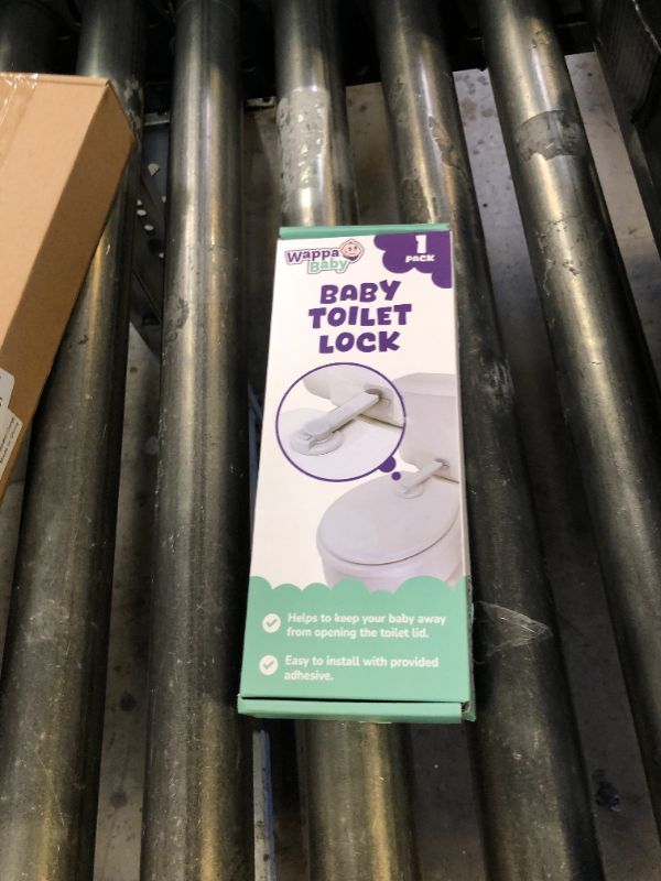 Photo 1 of Baby Toilet Lock by Wappa Baby - 9"L x 4"W - Ideal Baby Proof Toilet Lid Lock - No Tools Needed Easy Installation with 3M Adhesive - Top Safety Toilet Seat Lock - Fits Most Toilets - White (1 Pack)