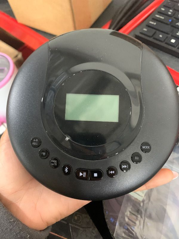 Photo 1 of Portable CD Player for Car with USB & AUX – Universal External CD Drive with Anti-Skip, USB Extension Cable, Plug & Play for Vehicle, Laptop, TV – Compatible with Android 4.4+
