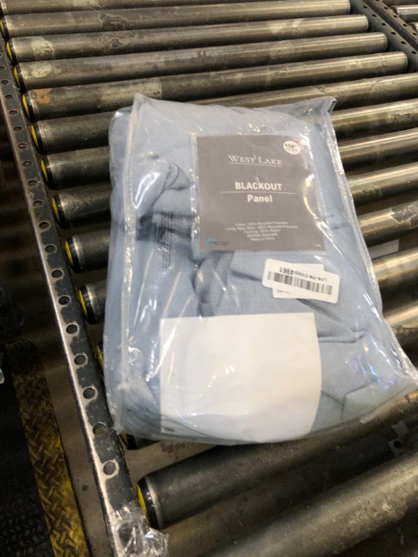 Photo 1 of WEST LAKE Extra Long Dusty Blue Bailey Pinch Pleated Full Blackout Curtains with Liners 108 Inches Length,Linen Textured Bedroom Living Room Drapes,Farmhouse Backtab Window Treatment,40" Wx108 Lx2