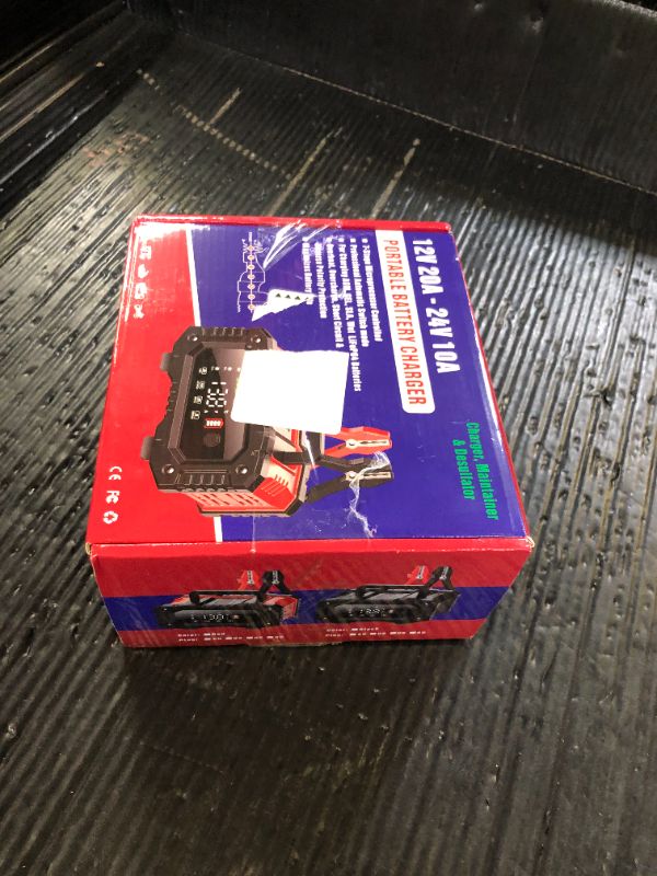 Photo 1 of YONHAN Battery Charger 20A 12V/24V LiFePO4 Lead Acid Fully Automatic Battery Maintainer, Car Battery Trickle Charger Automotive w/Repair, Winter Mode, for AGM, STD, Gel, Deep Cycle Batteries