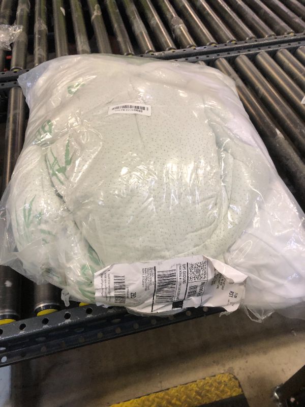 Photo 1 of Ultra Soft Queen Size Mattress Topper - Viscose Made from Bamboo Pillow Top Mattress Pad for Back Pain Relief - Naturally Cooling for Hot Sleepers, Green