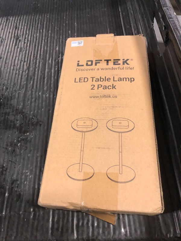 Photo 1 of LOFTEK Cordless Table Lamps Set of 2, Rechargeable Table Lamp, Up to 55 Hrs Ultra-Long Battery Life, Eye-Friendly, Touch Dimming, Portable Wireless Ambient Lighting (Gold, 2 Pack)