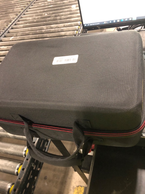 Photo 1 of Carrying Case Compatible with PS5 SLIM 2023, Hard Shell Travel Case Protective Bag for Play Station 5 Slim Disc and Digital Edition Console, Controllers, Vertical Base, Disc and Cable Accessories