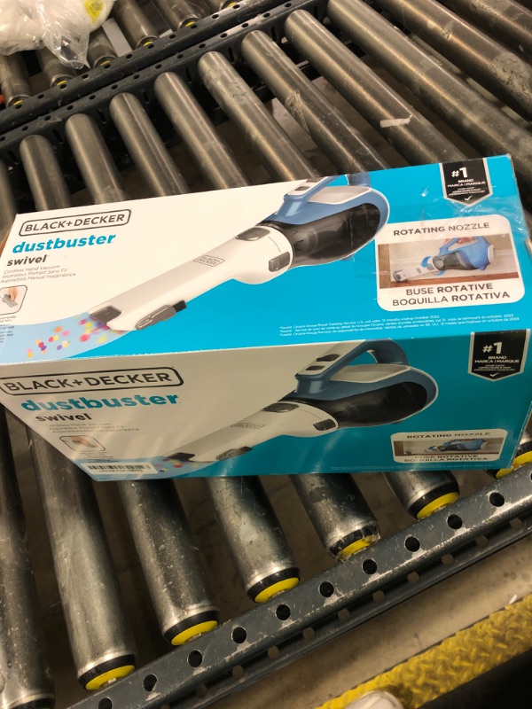 Photo 1 of BLACK+DECKER dustbuster AdvancedClean Cordless Handheld Vacuum, Compact Home and Car Vacuum with Crevice Tool (CHV1410L)