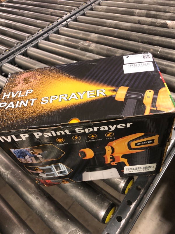 Photo 1 of VONFORN Paint Sprayer, 700W HVLP Spray Gun with Cleaning & Blowing Joints, 4 Nozzles and 3 Patterns, Easy to Clean, for Furniture, Cabinets, Fence, Walls, Door, Garden Chairs etc. VF803