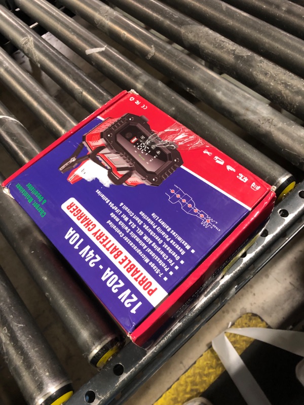 Photo 1 of YONHAN Battery Charger 20A 12V/24V LiFePO4 Lead Acid Fully Automatic Battery Maintainer, Car Battery Trickle Charger Automotive w/Repair, Winter Mode, for AGM, STD, Gel, Deep Cycle Batteries