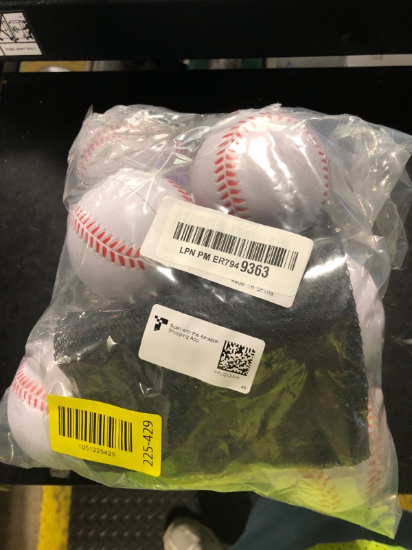 Photo 1 of INTOWIND 12 Pack Foam Baseballs Softballs Foam Training Ball for Kids Beginners, 9 inch Practice Baseballs Tballs, Safe Throwing, Catching and Batting Practice