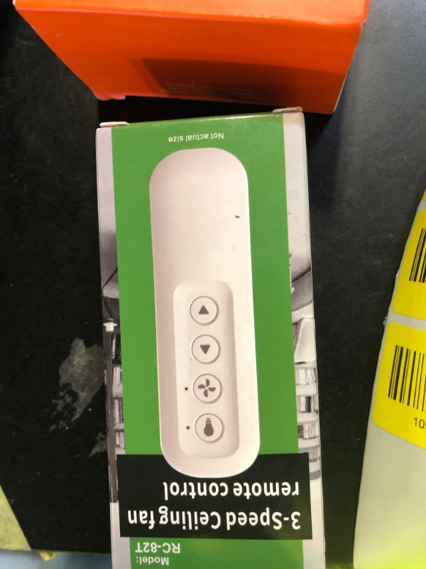 Photo 1 of Ceiling Fan Remote Control Replacement for Hunter 99770 99392 99813, Compatible with Hunter 99770 99392 99118 99122 99123 99119, Light Dimmer 3-Speed Wall Mount (Remote Only)
